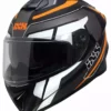 Integralhelm IXS216 2.2 - Grau-schwarz-orange Fluo