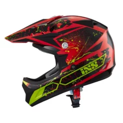 IXS Kinder-Motocrosshelm 278 KID 2.0 Rot-schwarz-gelb -Günstiges Vélo Geist Geschäft iXSKinder Motocrosshelm278KID2 0rot schwarz gelb 4