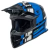 Motocrosshelm IXS361 2.3 Schwarz-blau-grau