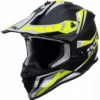 Motocrosshelm IXS362 2.0 - Schwarz Matt-gelb Fluo