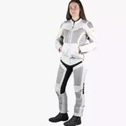 IXS Sport Damen Jacke Trigonis-Air Hellgrau-grau-neon Gelb -Günstiges Vélo Geist Geschäft iXSSportDamenJackeTrigonis Airhellgrau grau neongelb 7