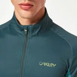 Oakley Elements Thermal Jersey - Hunter Green -Günstiges Vélo Geist Geschäft oakley thermal jersey jacket hunter green 5 1179667