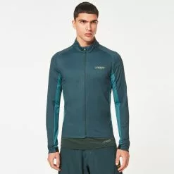 Oakley Elements Thermal Jersey - Hunter Green -Günstiges Vélo Geist Geschäft oakley thermal jersey jacket hunter green 8 1179670