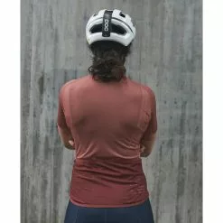 POC Women's Essential Road Logo Jersey - Himalayan Salt/Garnet Red -Günstiges Vélo Geist Geschäft poc womens essential road logo jersey 1135 himalayan salt garnet red 5 2 1225502