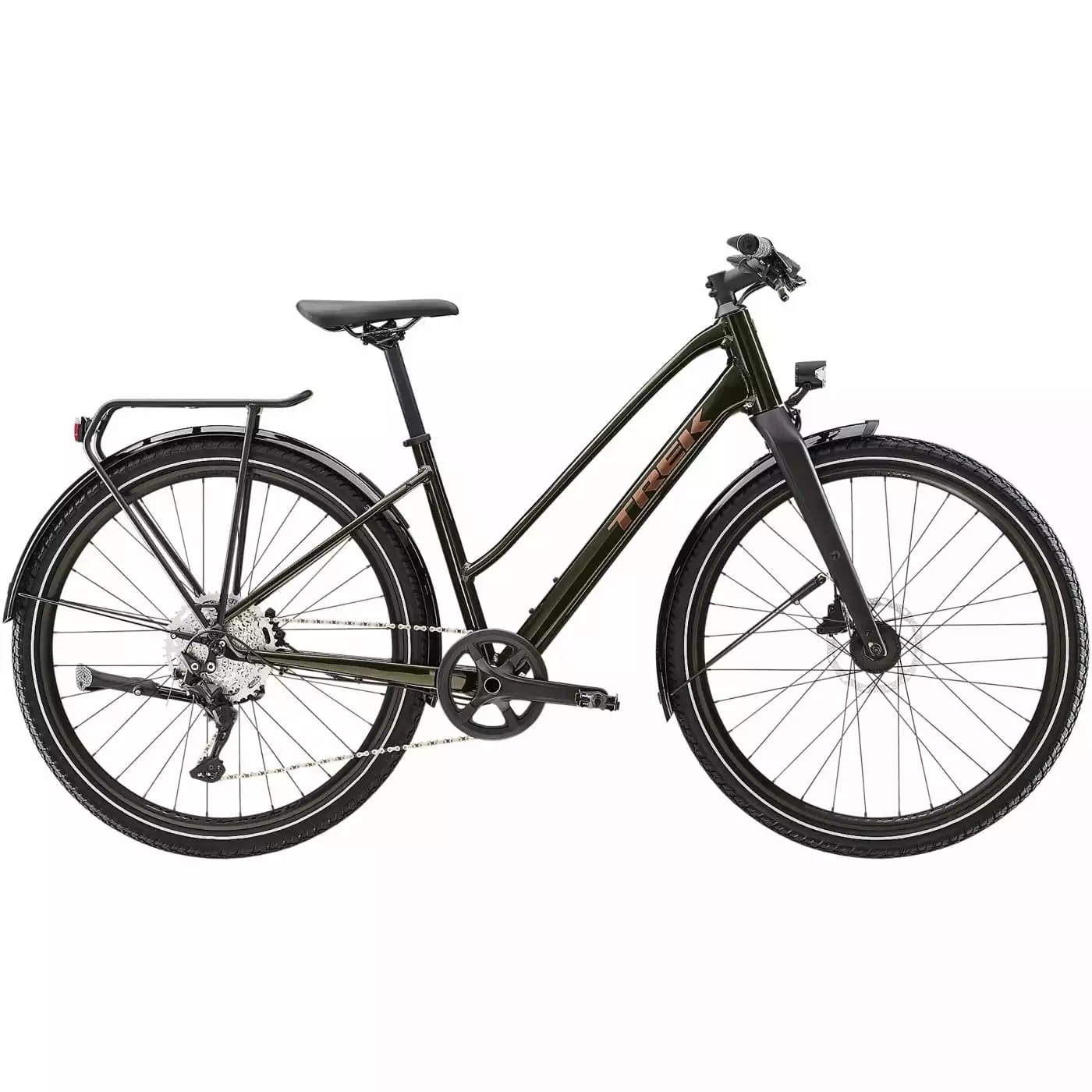 Trek Dual Sport 3 Equipped Damen Gen 5 Black Olive 1 Trek Dual Sport 3 Equipped Damen Gen 5 Black Olive