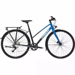 Trek FX 3 Disc Equipped Stagger Alpine Blue To Deep Dark Blue Fade